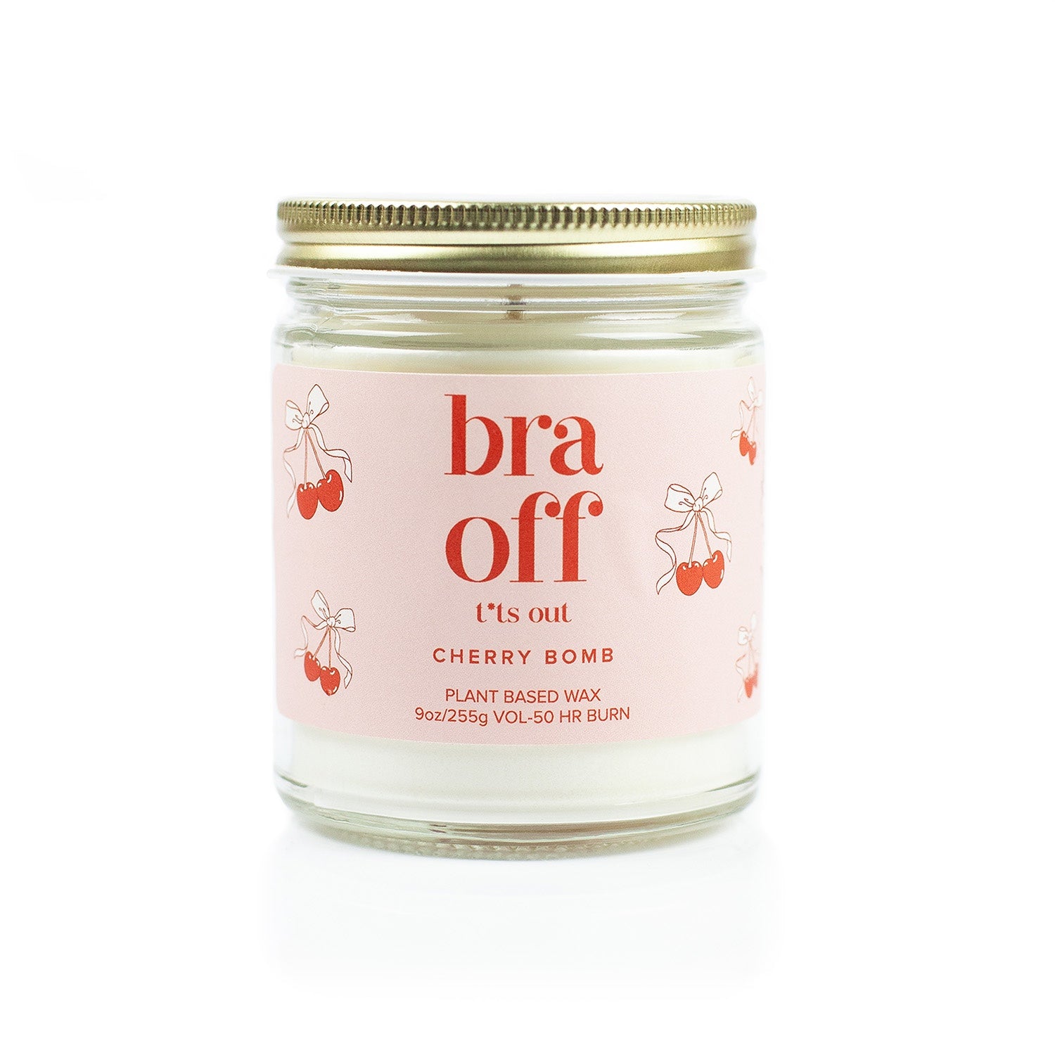 'Bra Off T*ts Out' Soy Candle