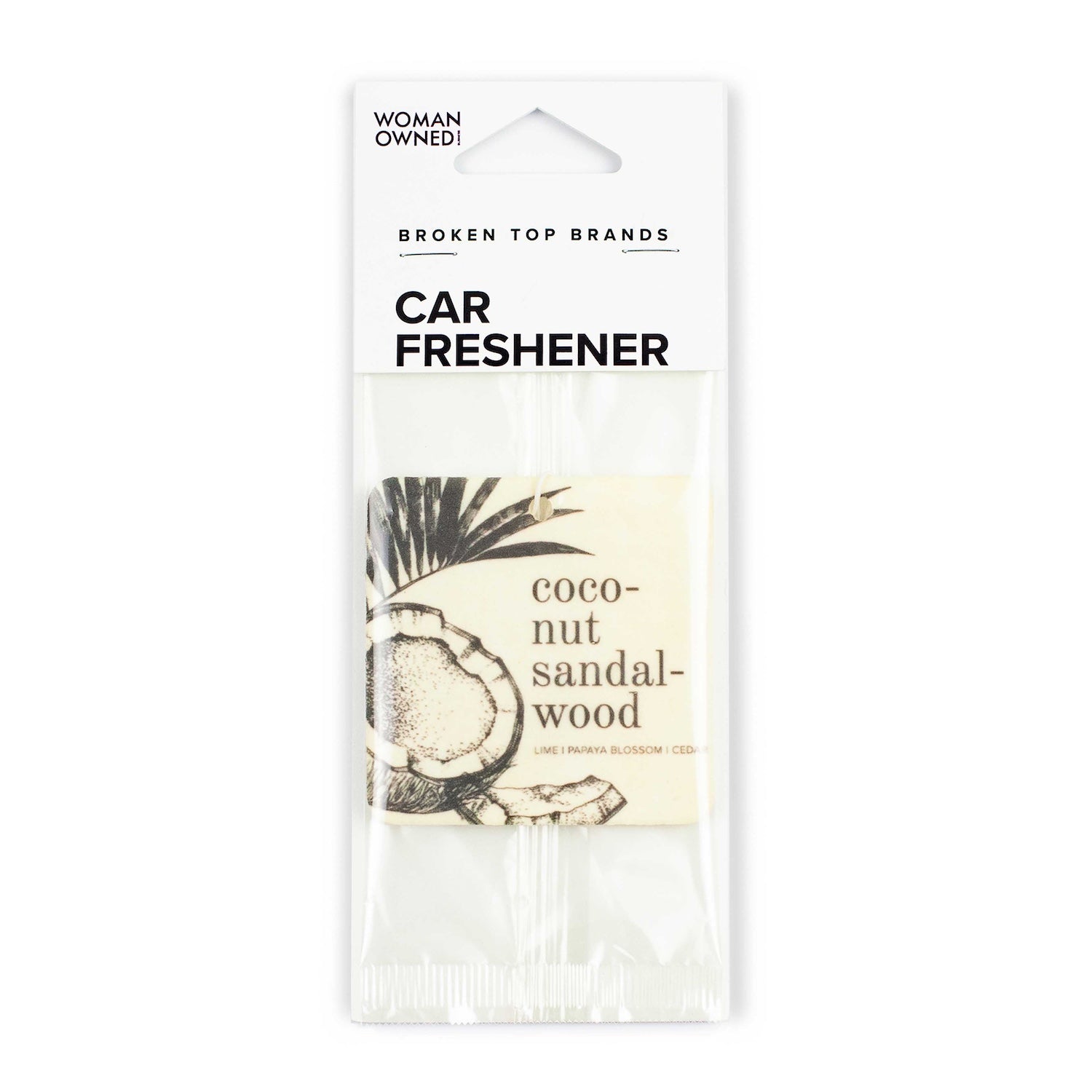 Coconut Sandalwood Car Freshener